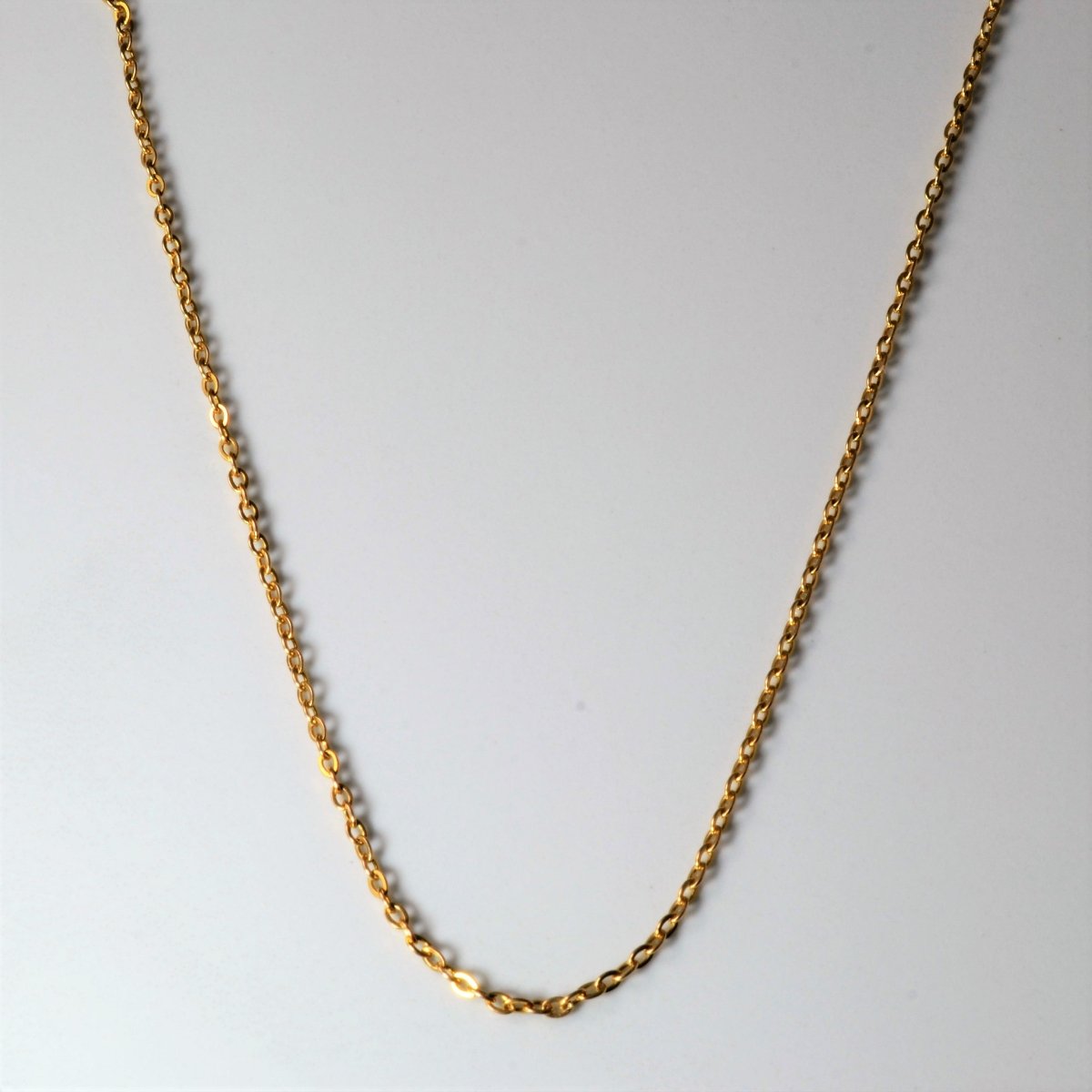 10k Yellow Gold Cable Chain | 15 |