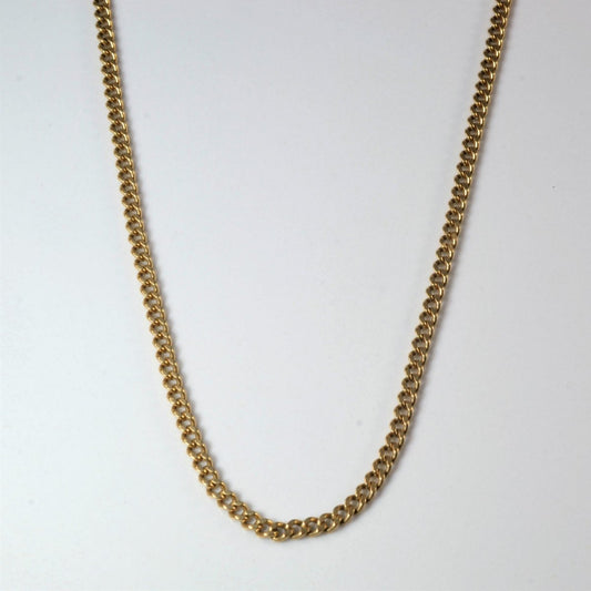 10k Yellow Gold Cable Chain | 20 |