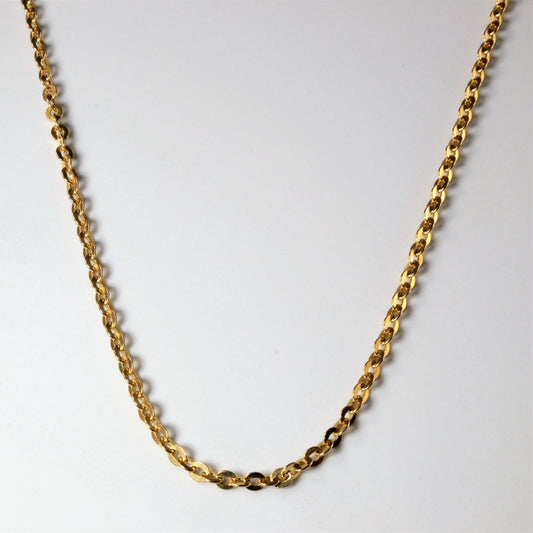 10k Yellow Gold Cable Chain | 28 |