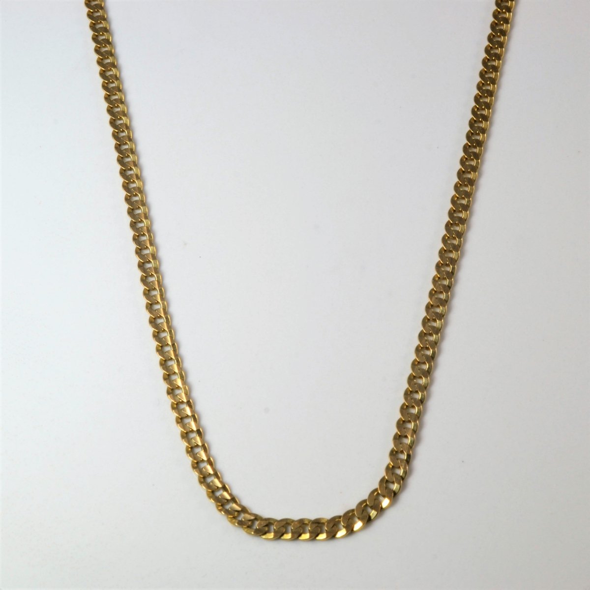 10k Yellow Gold Cable Link Chain | 18.5 |