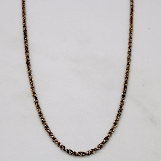 10k Yellow Gold Chain | 18 |