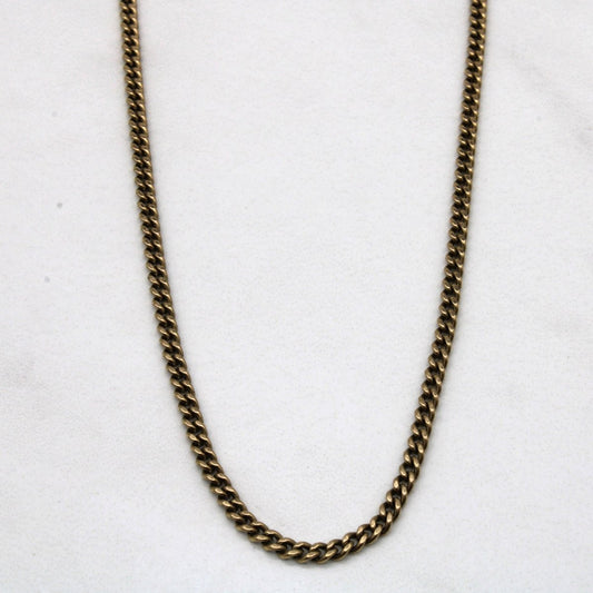 10k Yellow Gold Cuban Chain | 22 |