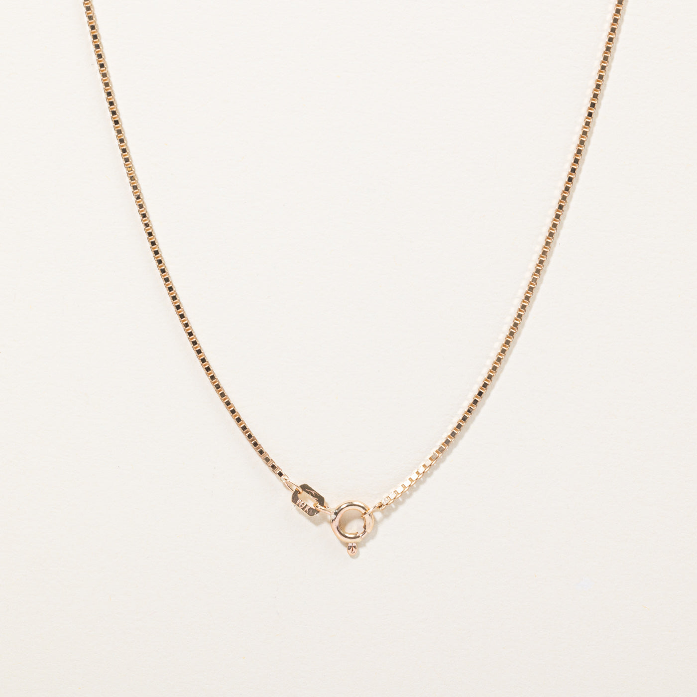 10k Yellow Gold Box Link Chain | 16 |