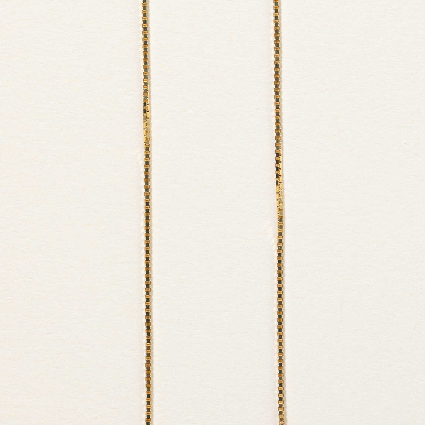 10k Yellow Gold Box Link Chain | 20 |
