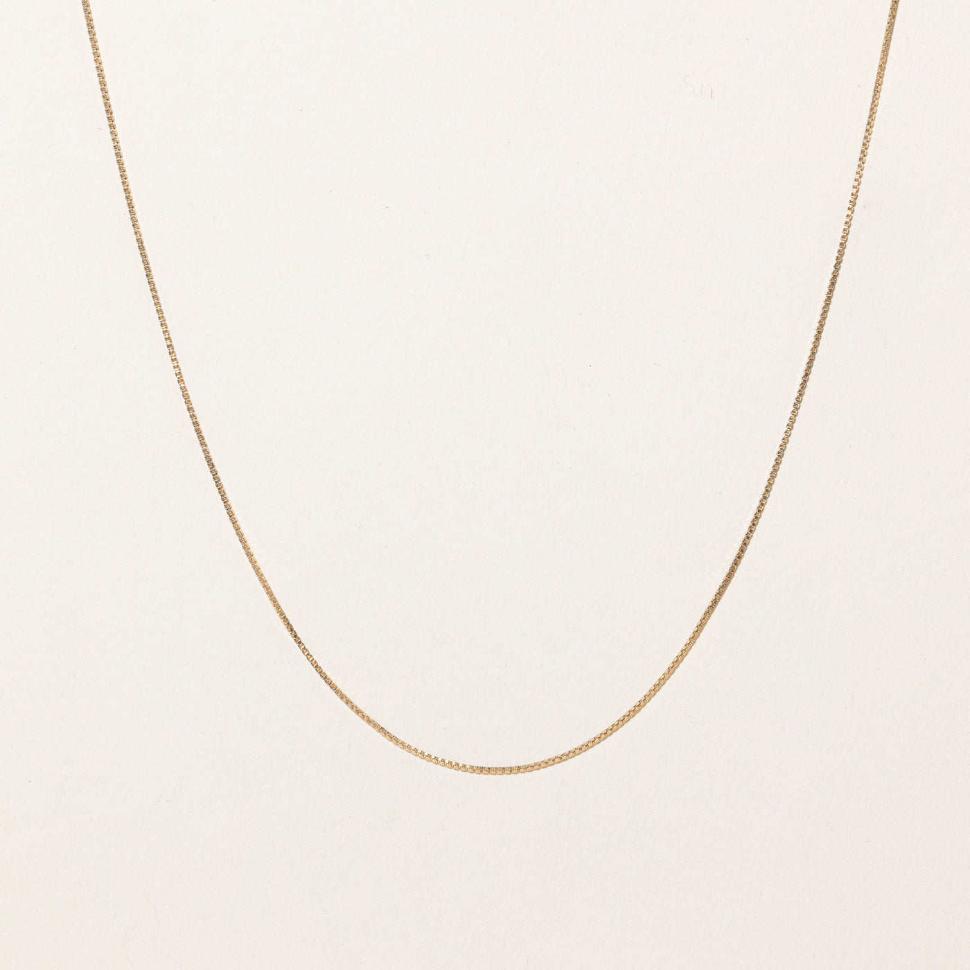 10k Yellow Gold Box Link Chain | 24 |