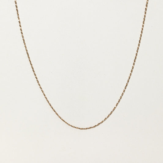 10k Yellow Gold Box Link Chain | 18 |