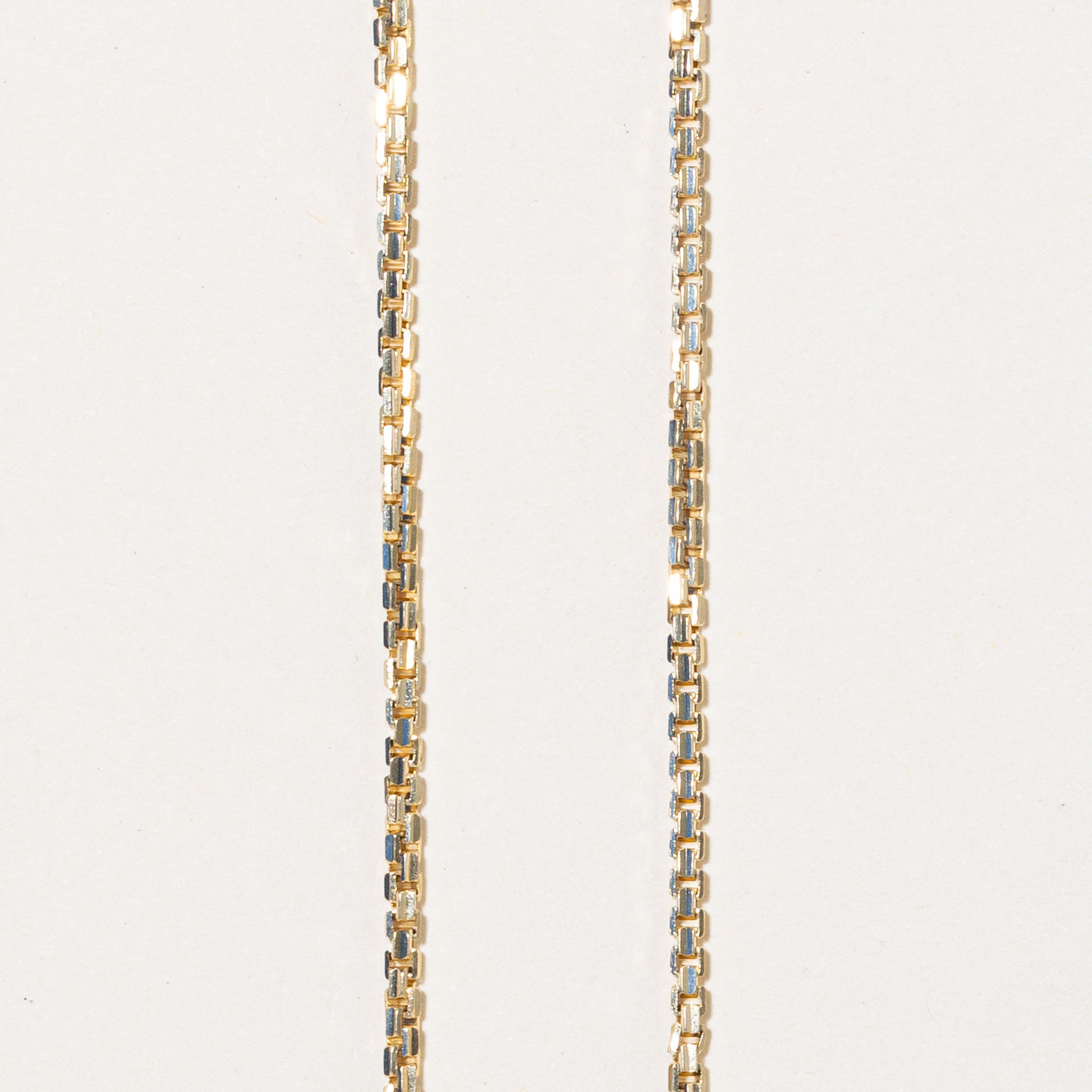 10k Yellow Gold Box Link Chain | 24 |