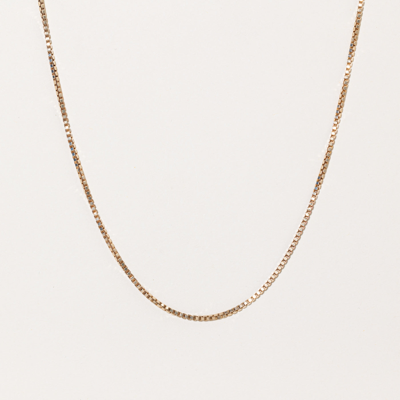 10k Yellow Gold Box Link Chain | 16 |