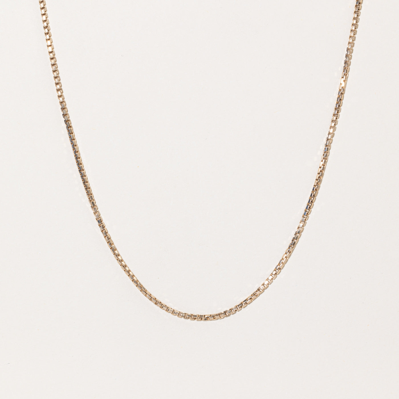 10k Yellow Gold Box Link Chain | 24 |