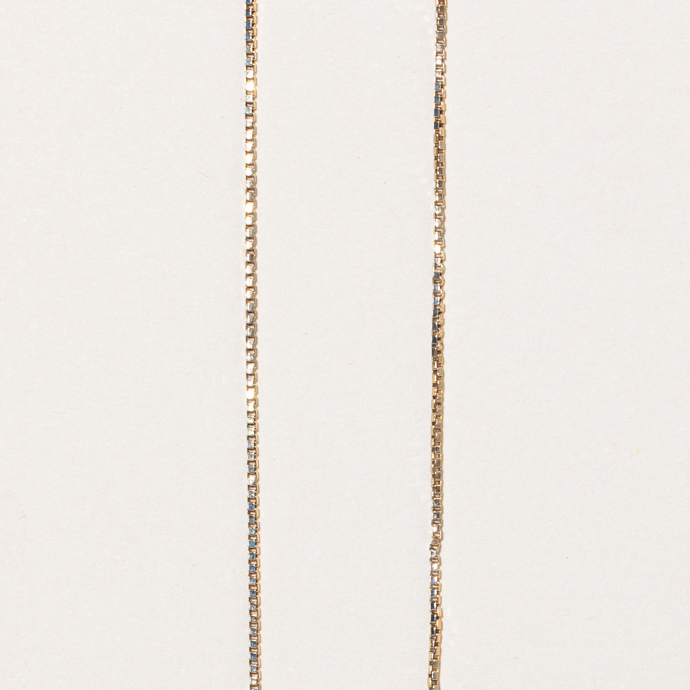 10k Yellow Gold Box Link Chain | 18 |