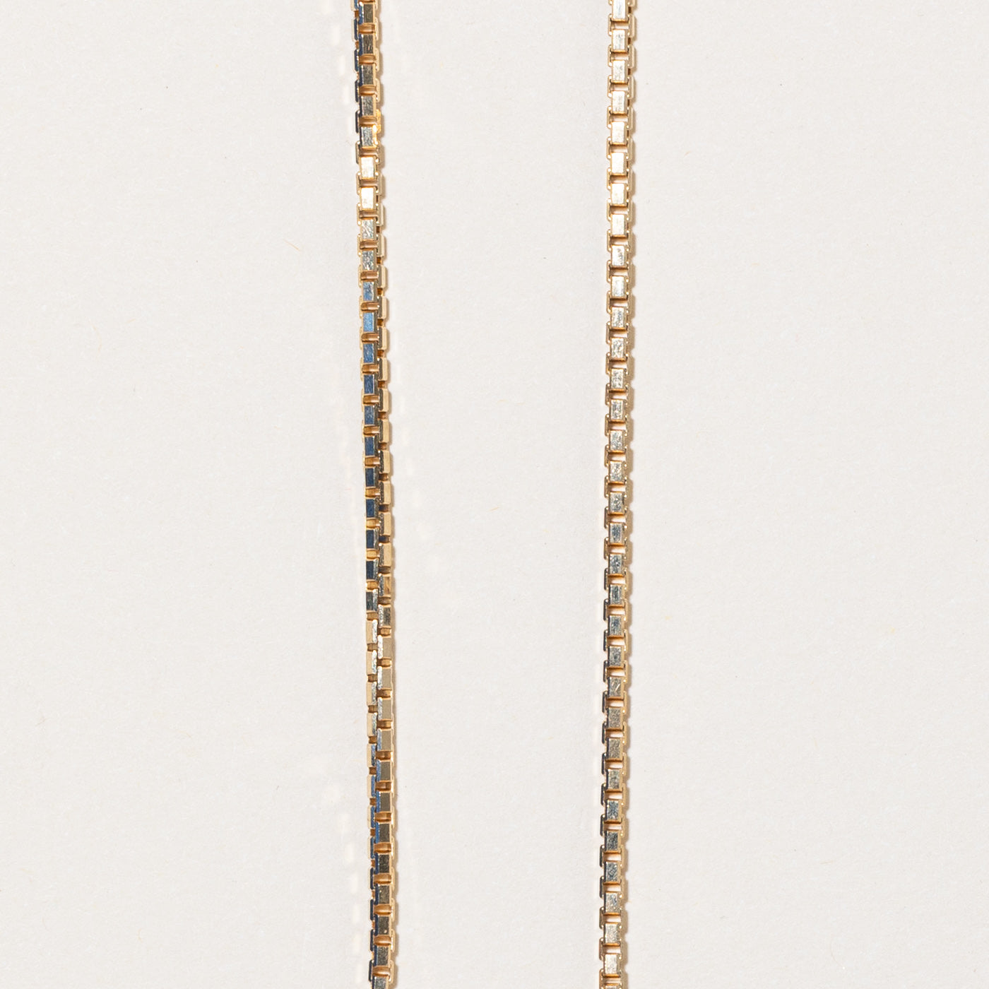 10k Yellow Gold Box Link Chain | 18 |