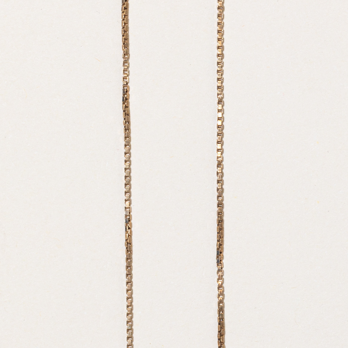 10k Yellow Gold Box Link Chain | 22 |