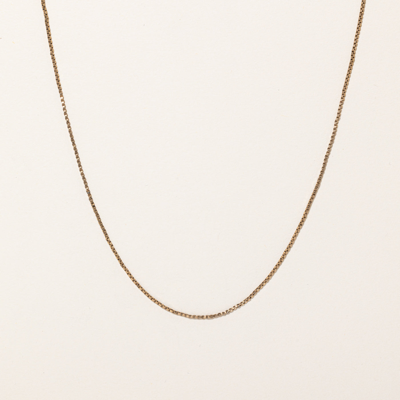 10k Yellow Gold Box Link Chain | 26 |