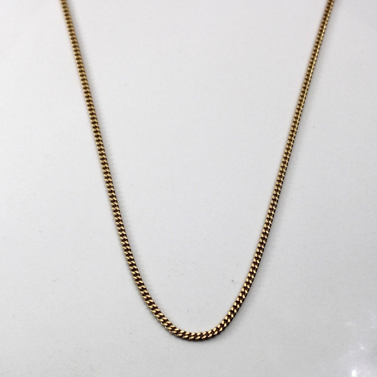 10k Yellow Gold Cable Link Chain | 18|