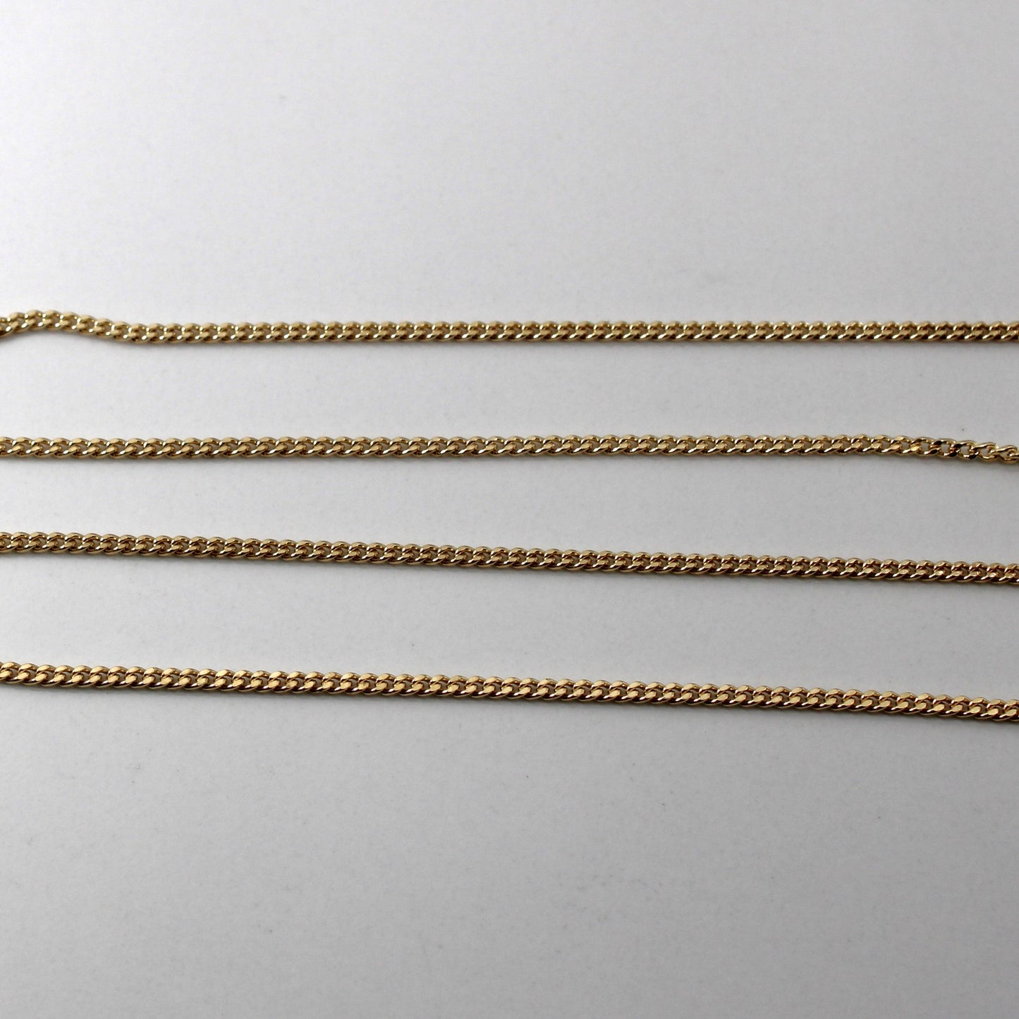 10k Yellow Gold Cable Link Chain | 26|