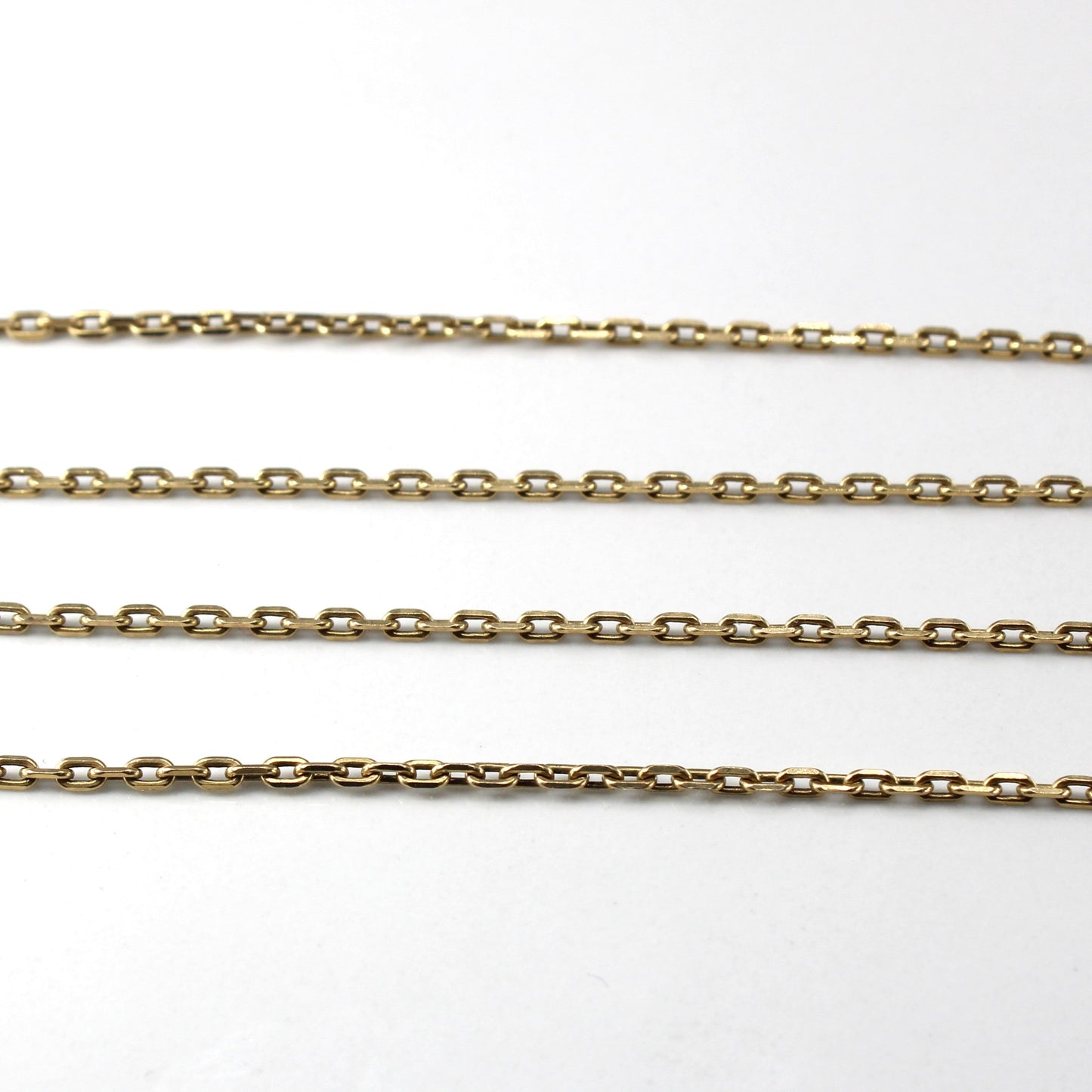 10k Yellow Gold Cable Chain | 24|