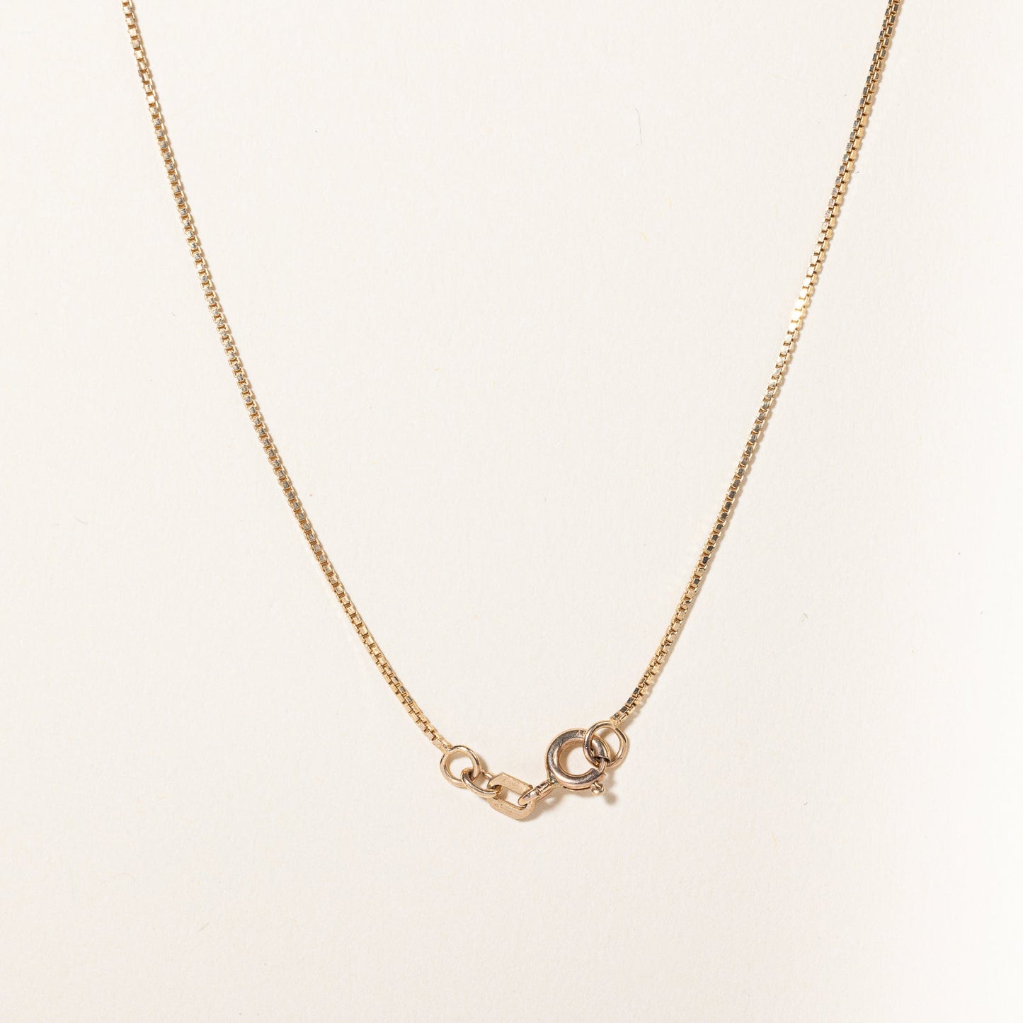10k Yellow Gold Box Link Chain | 18 |
